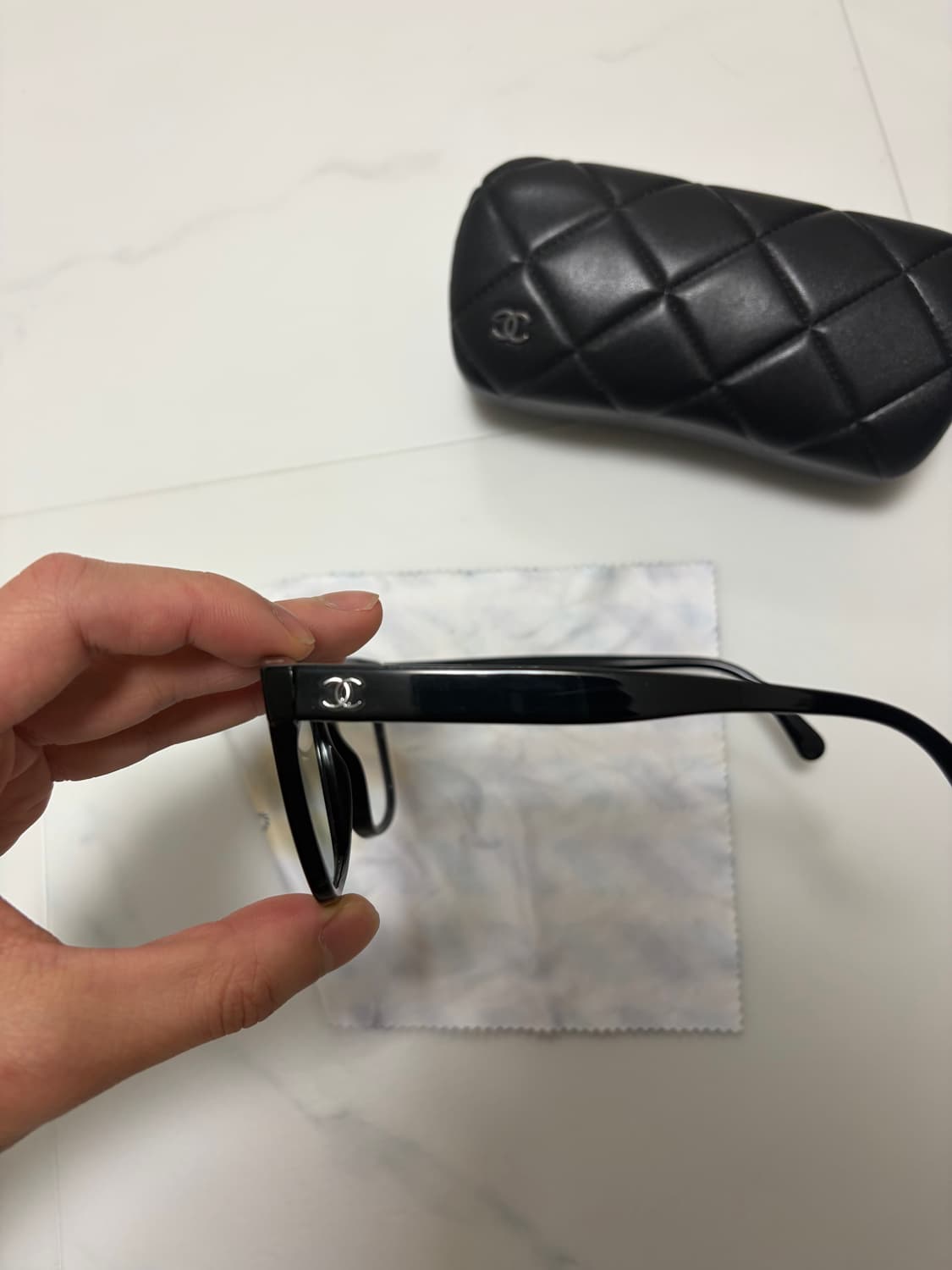 샤넬 CC템플 안경 53사이즈 상품이미지7