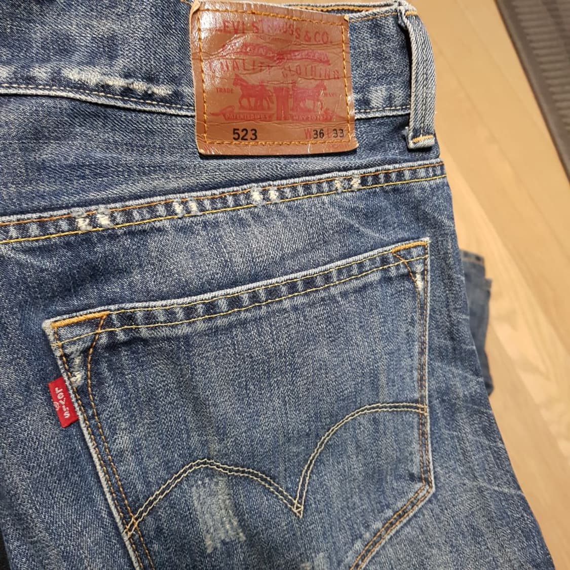 36 / 리바이스 523 / 일자청바지/ 2-도322/  상품이미지4