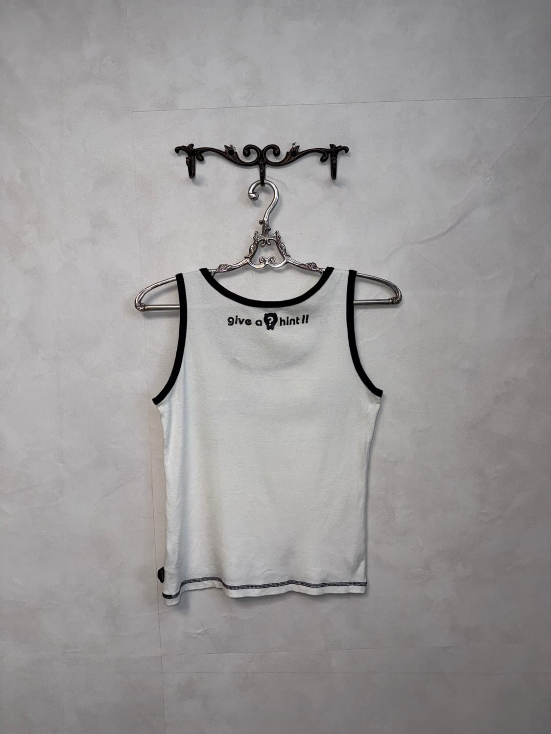 Ba-tsu club black&white devil sleeveless 상품이미지5