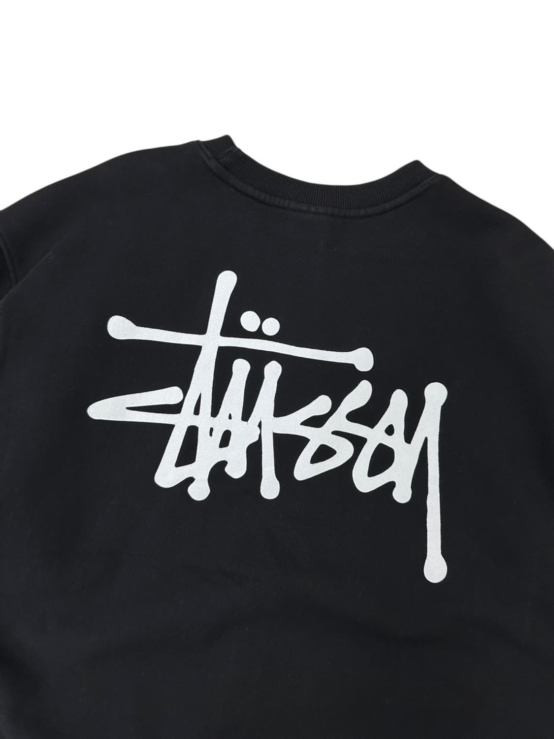 Stussy 스투시 빅로고 맨투맨 스웻셔츠 블랙 (L) 상품이미지8