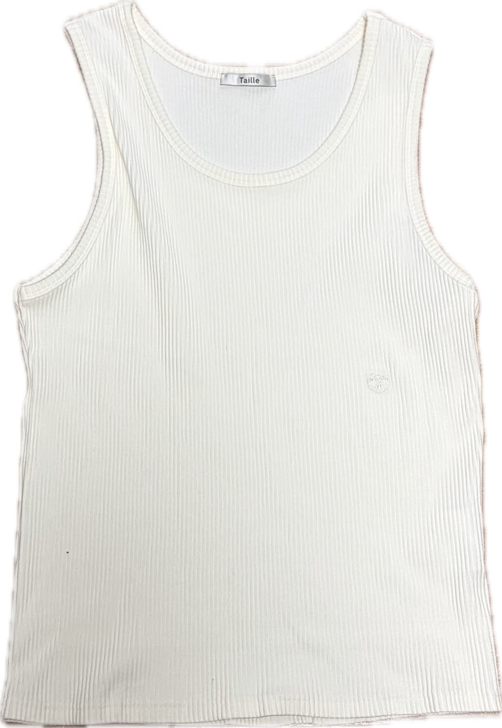 타일레 INSIGNIA RIB SLEEVELESS TOP CREAM 상품이미지1
