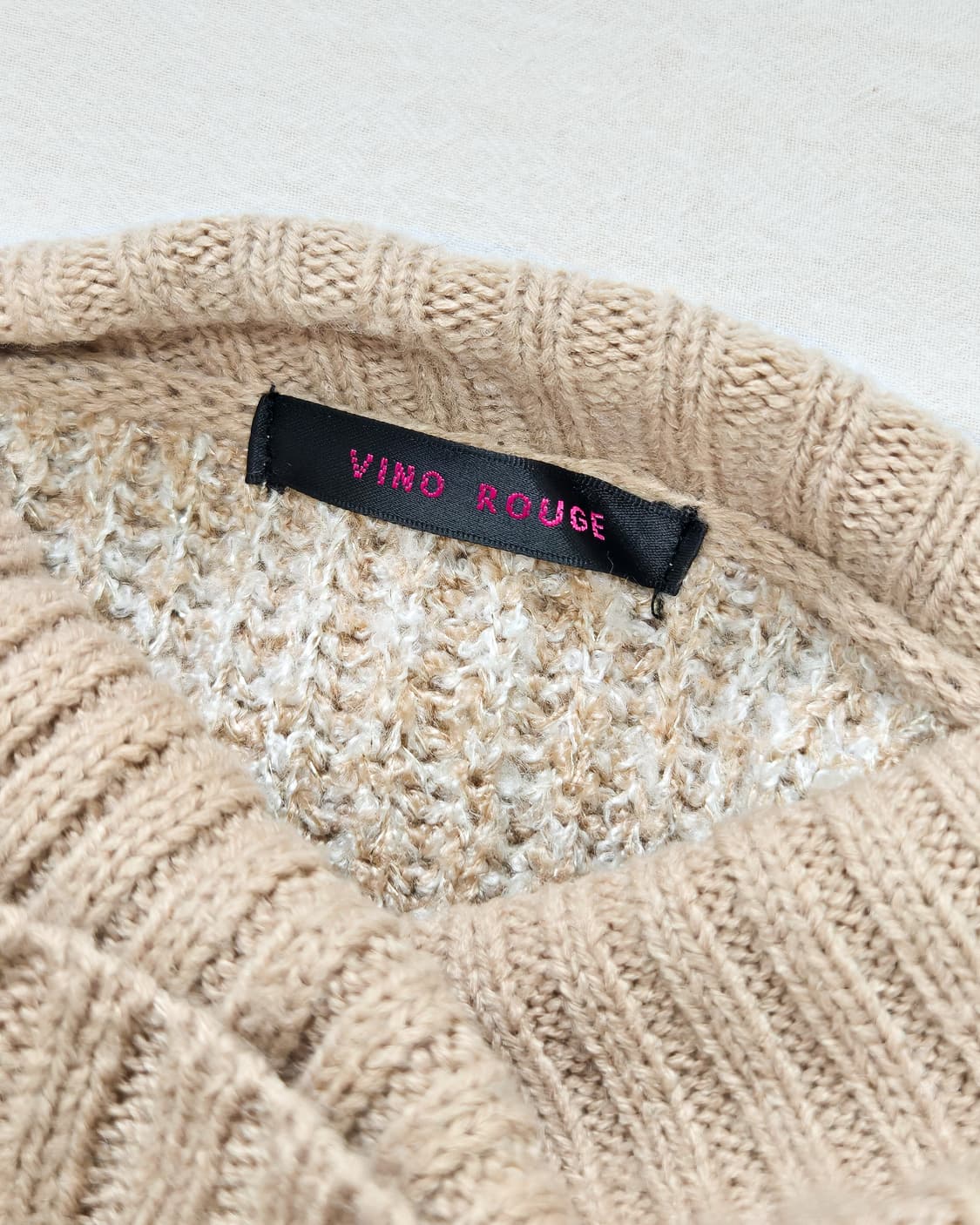 2000's 일본 y2k 크림라떼 니트  상품이미지4