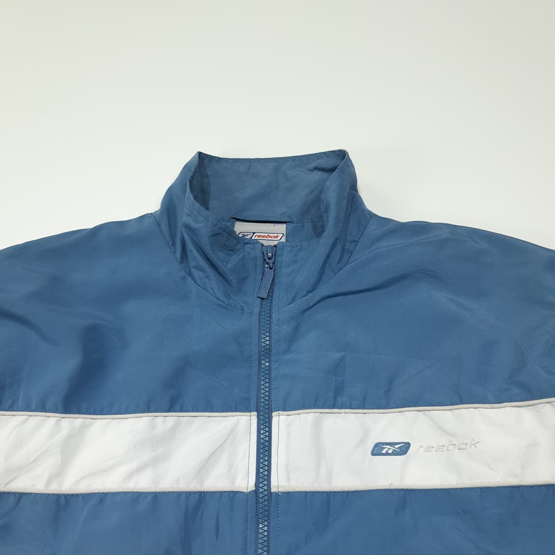 CL715 XL 리복 90s 스페인판 올드스쿨 블루 바람막이 자켓 상품이미지2