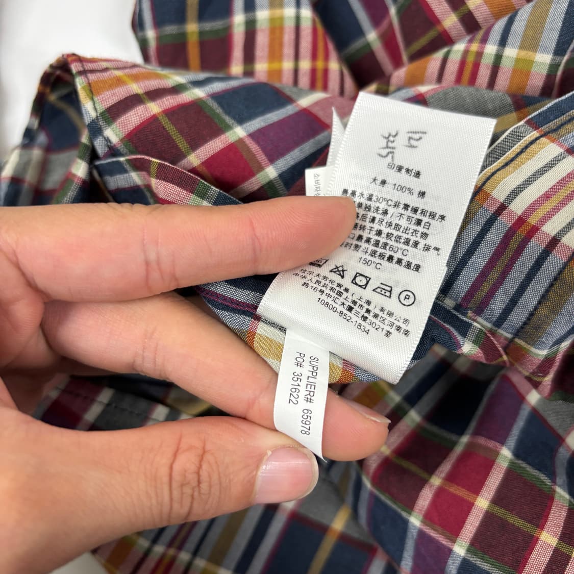 폴로 마드라스 체크 셔츠 상품이미지8