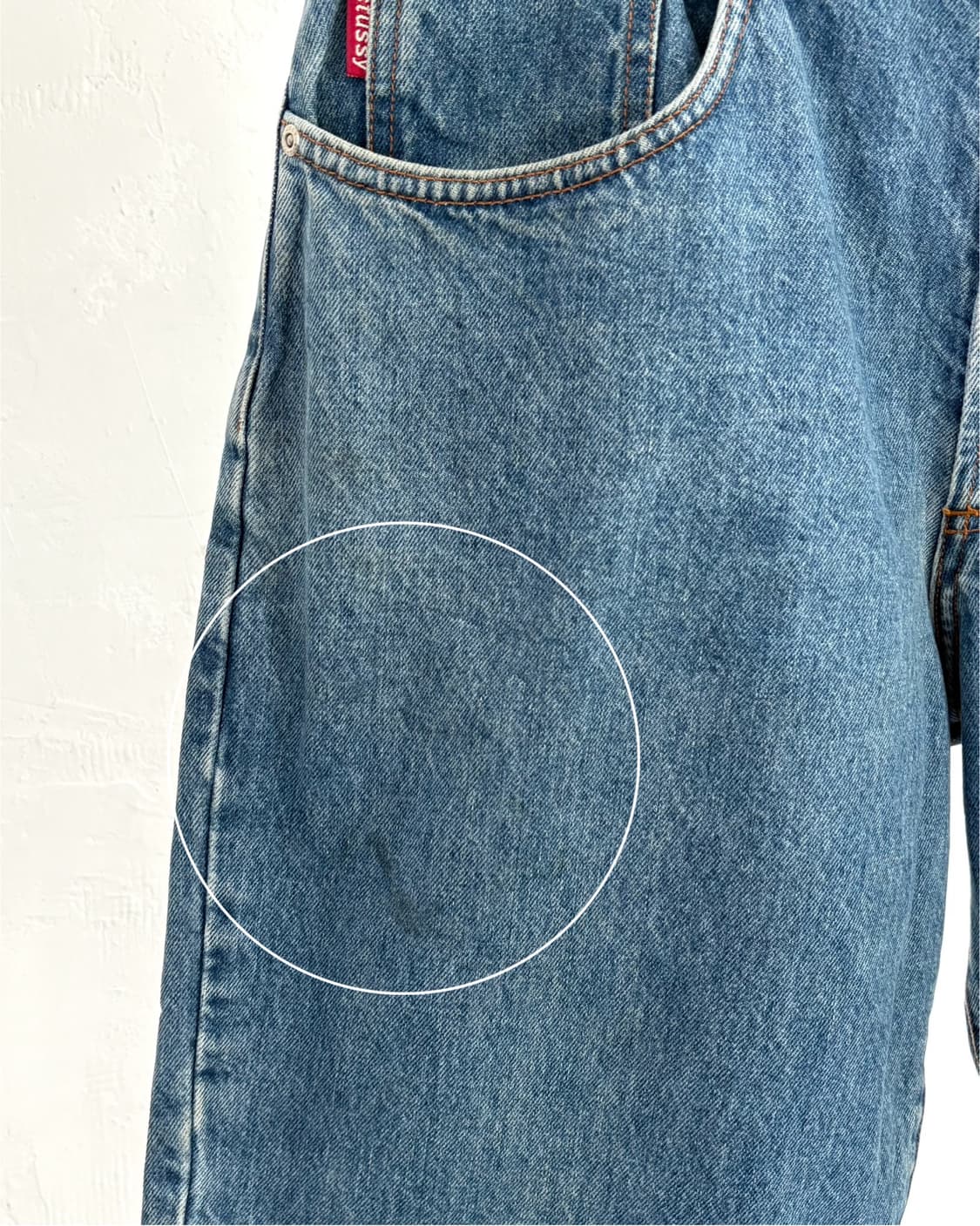 Stussy 스투시 90‘s 데님 숏 팬츠 상품이미지8
