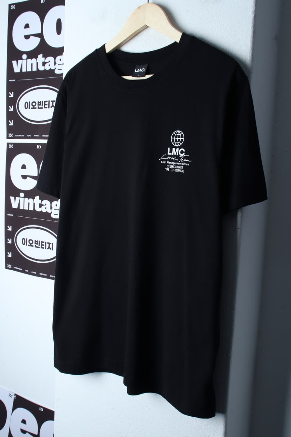 (L-XL) 엘엠씨 반팔 티셔츠 백프린팅 블랙 스트릿-H31943 상품이미지1