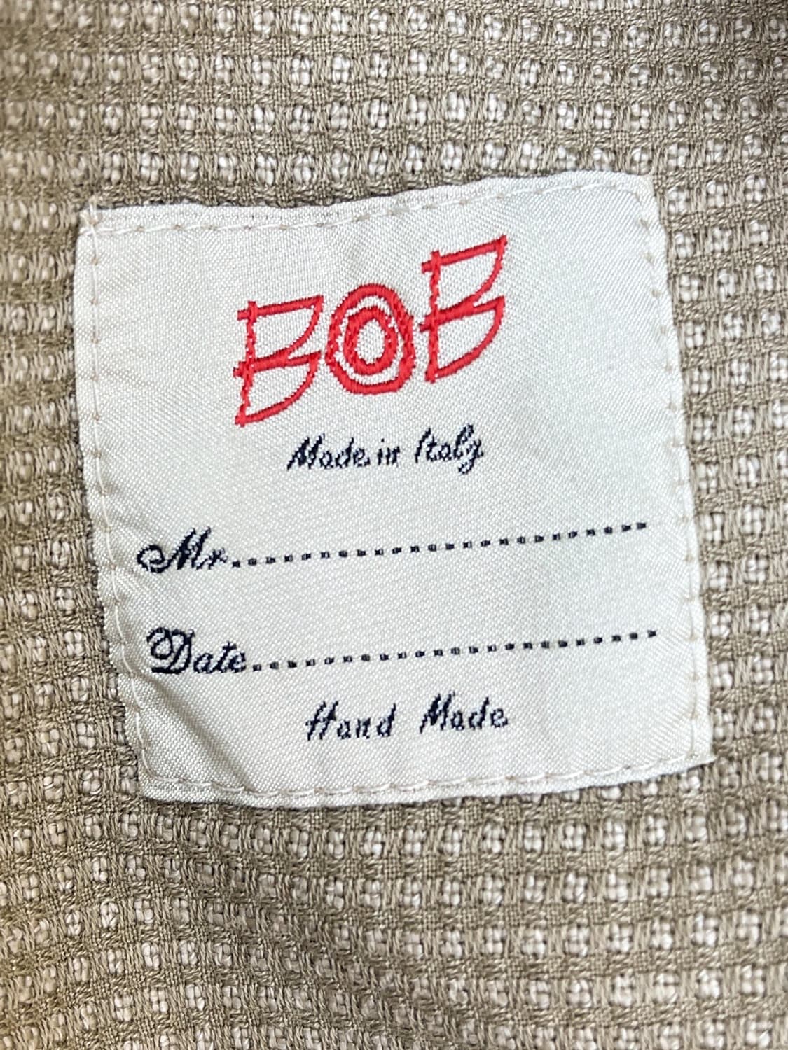 Bob 핸드메이드 린넨 와플 자켓 상품이미지8
