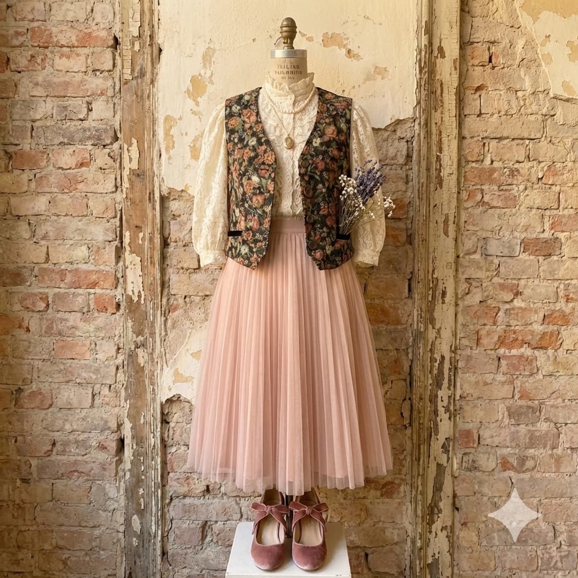 엔틱 프로럴베스트 상품이미지2