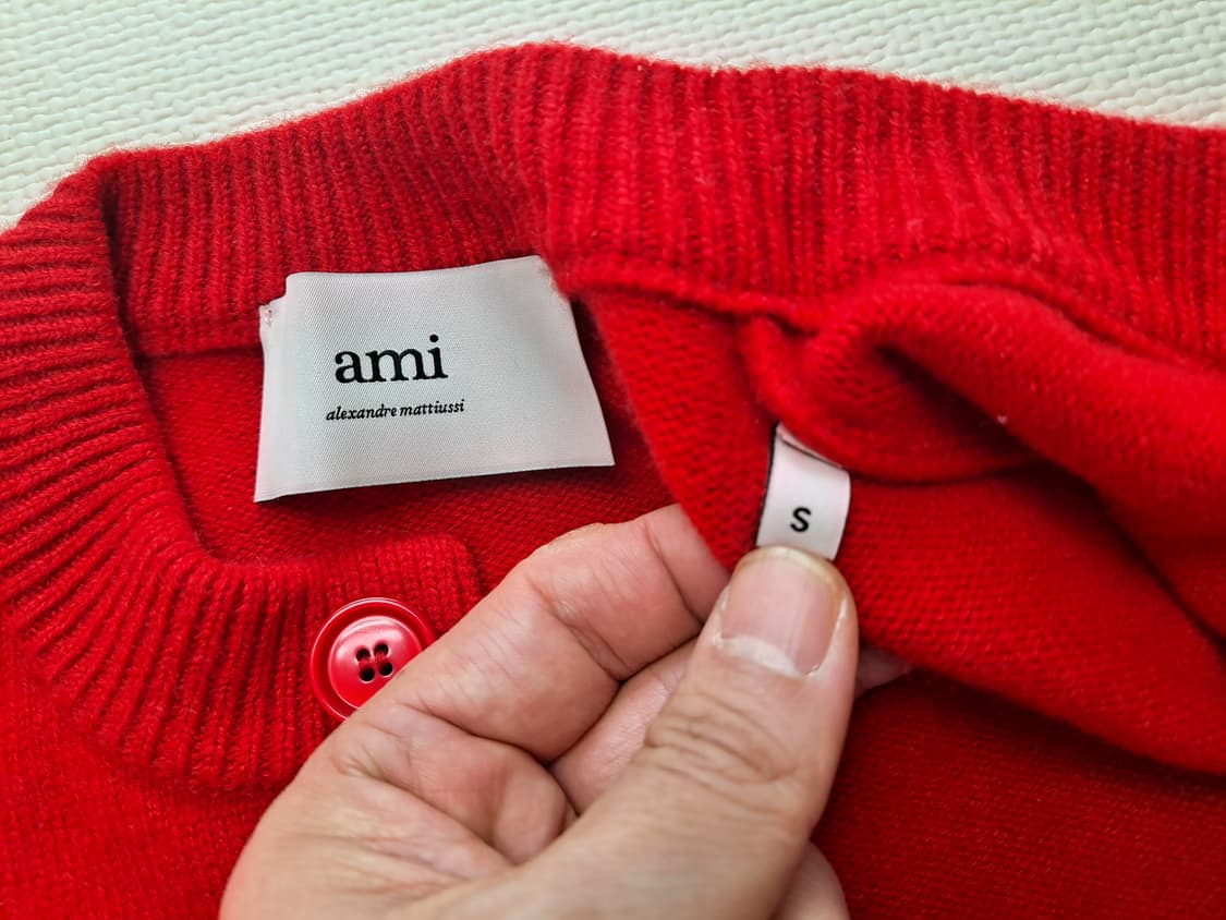 (백화점판) AMI 버튼업 가디건_FKC171.KN0071 상품이미지3