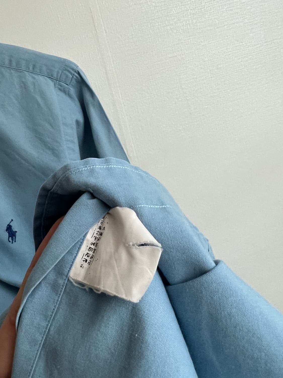 폴로 랄프로렌 솔리드 셔츠  상품이미지5