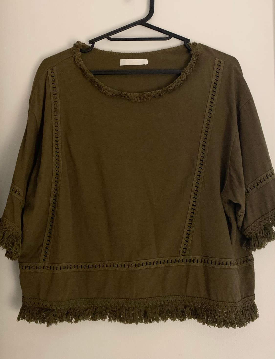 Vintage western karki half T-shirts 상품이미지1