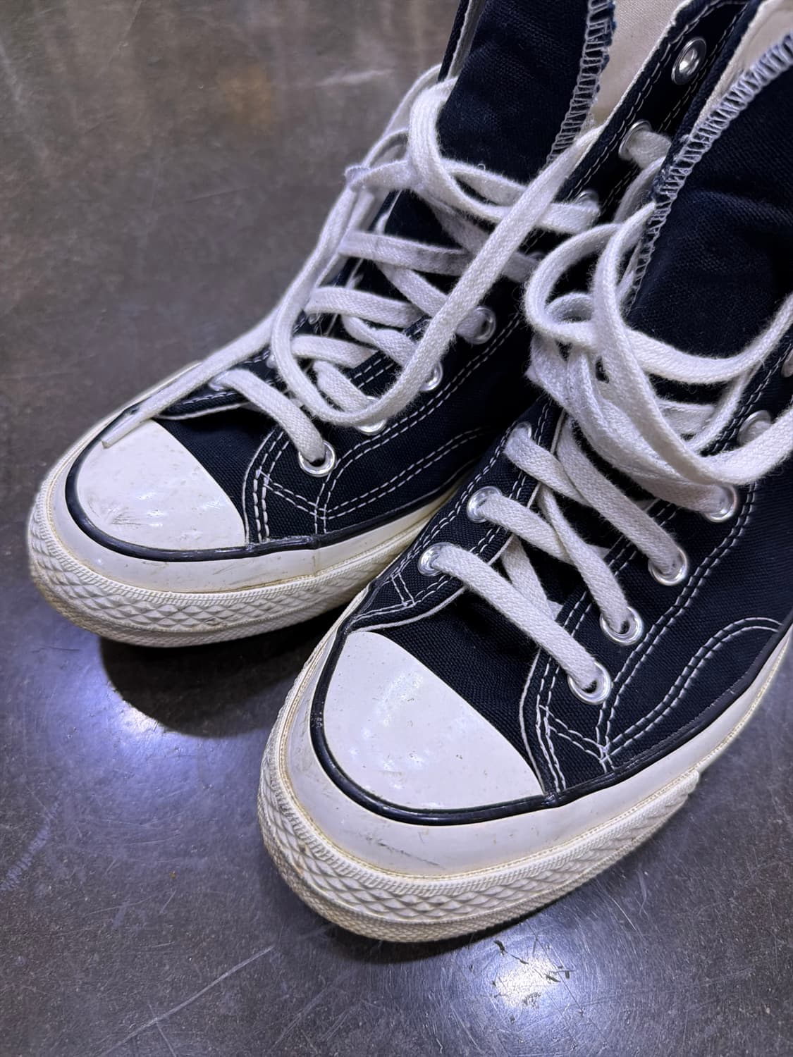 컨버스 척테일러 70 하이 블랙 슈즈 스니커즈 265 상품이미지3