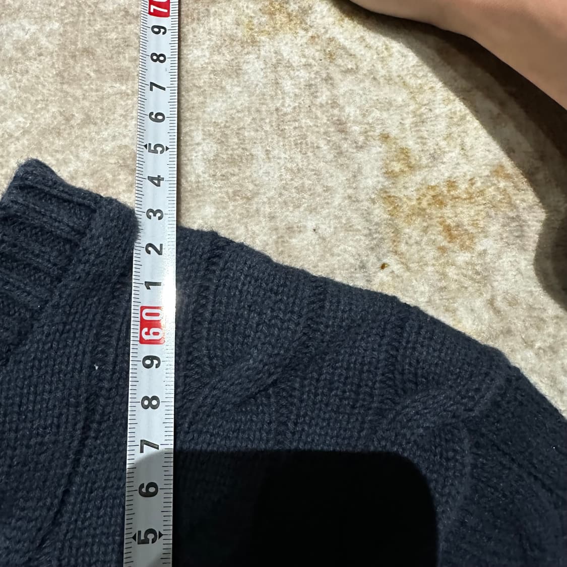 폴로 랄프로렌 네이비 꽈배기 니트 상품이미지5