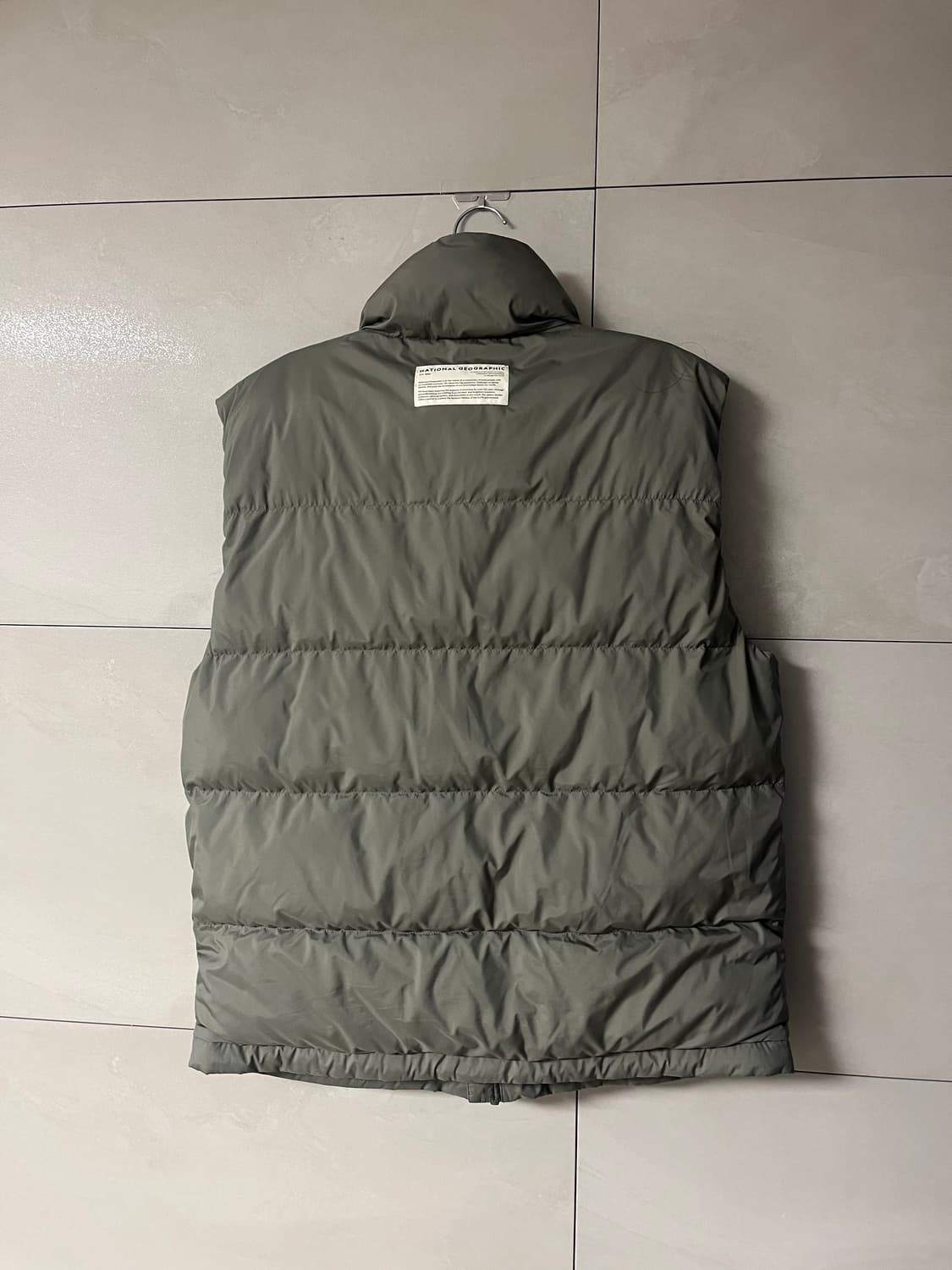 내셔널지오그래픽 패딩 베스트 조끼 리첸카키 [L] 상품이미지4