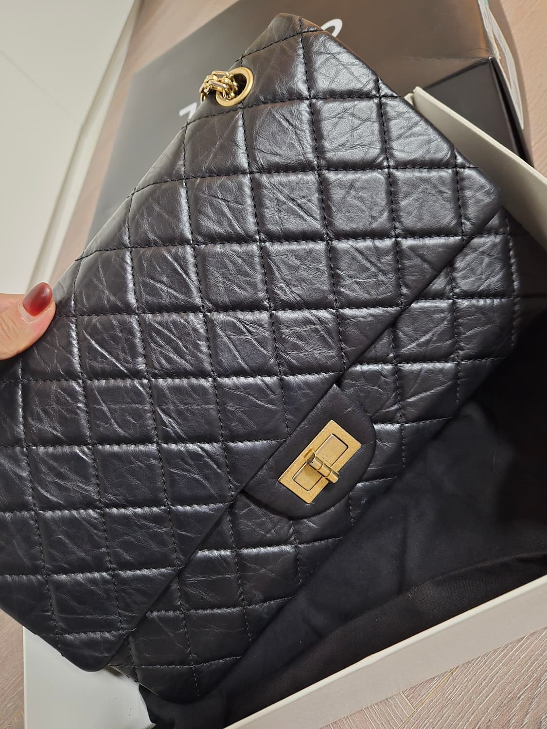 샤넬빈티지라지 정품 상품이미지5