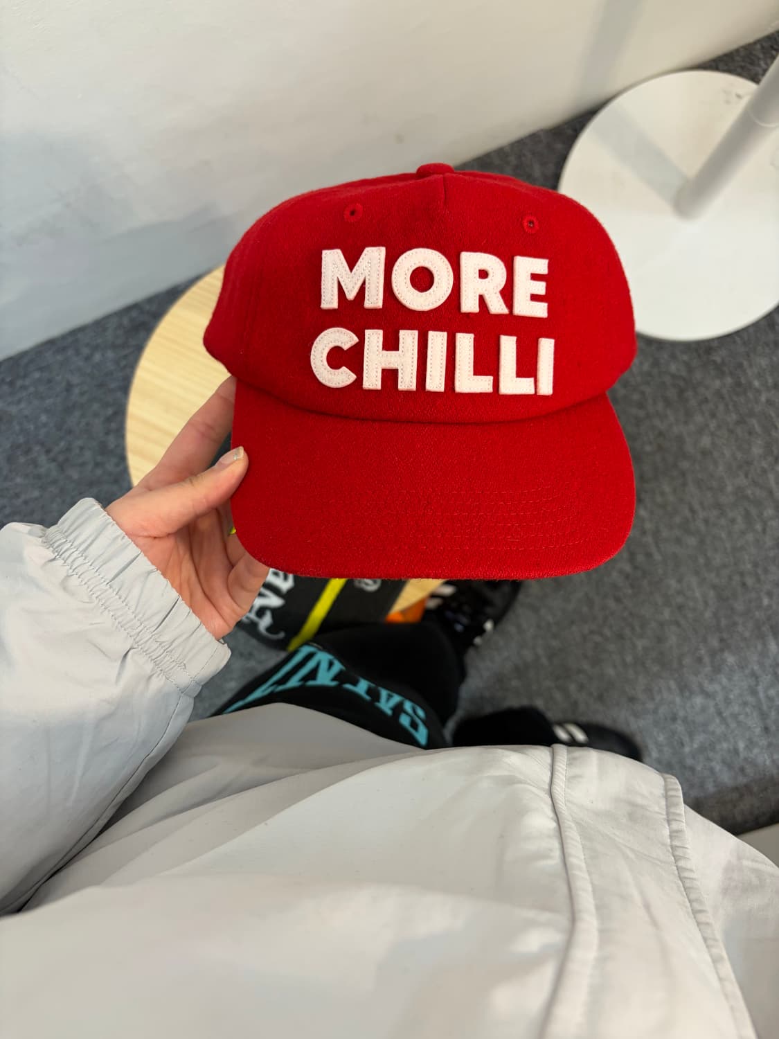 More chilli  wool red cap 상품이미지1