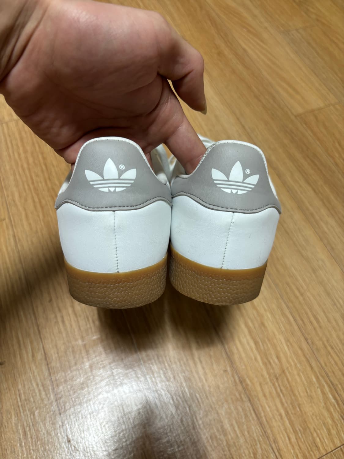 아디다스 가젤 화이트 그레이 상품이미지5