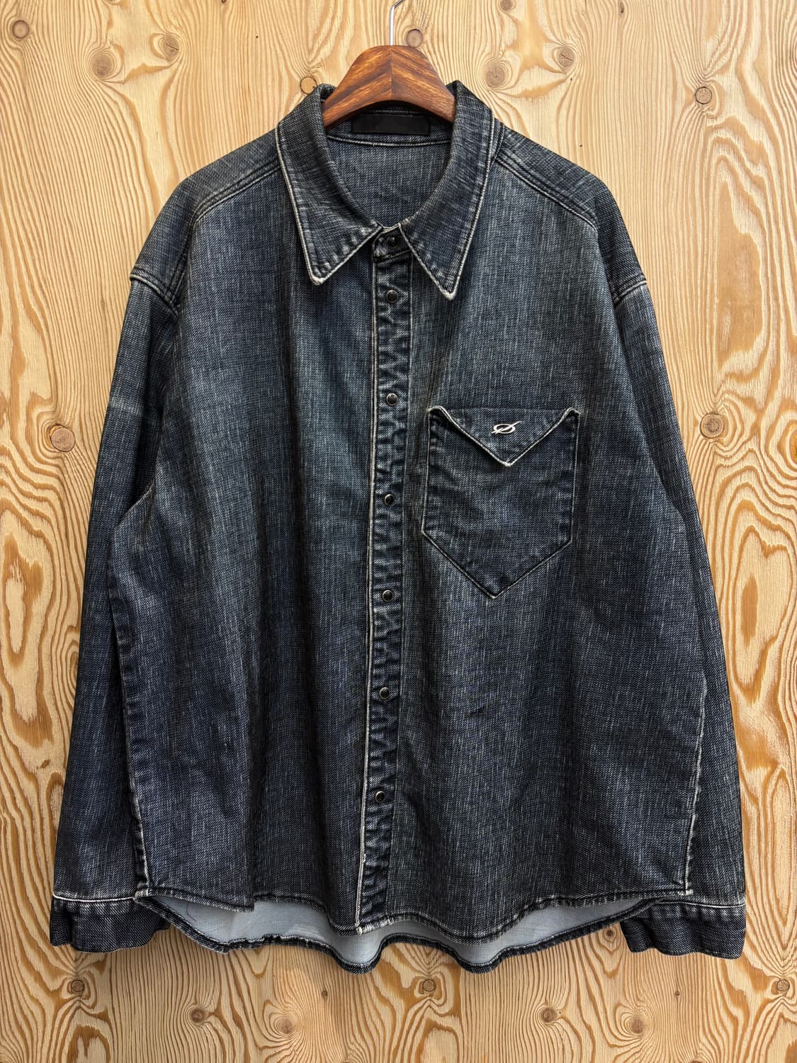 51퍼센트 데님 버튼 셔츠 자켓 상품이미지1