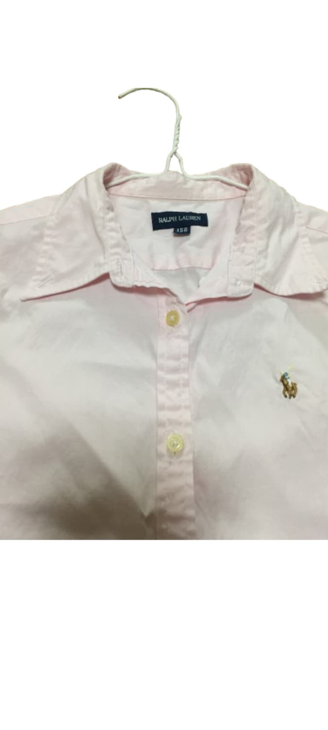 RALPH LAUREN 연핑크 셔츠 일본 빈티지 상품이미지3