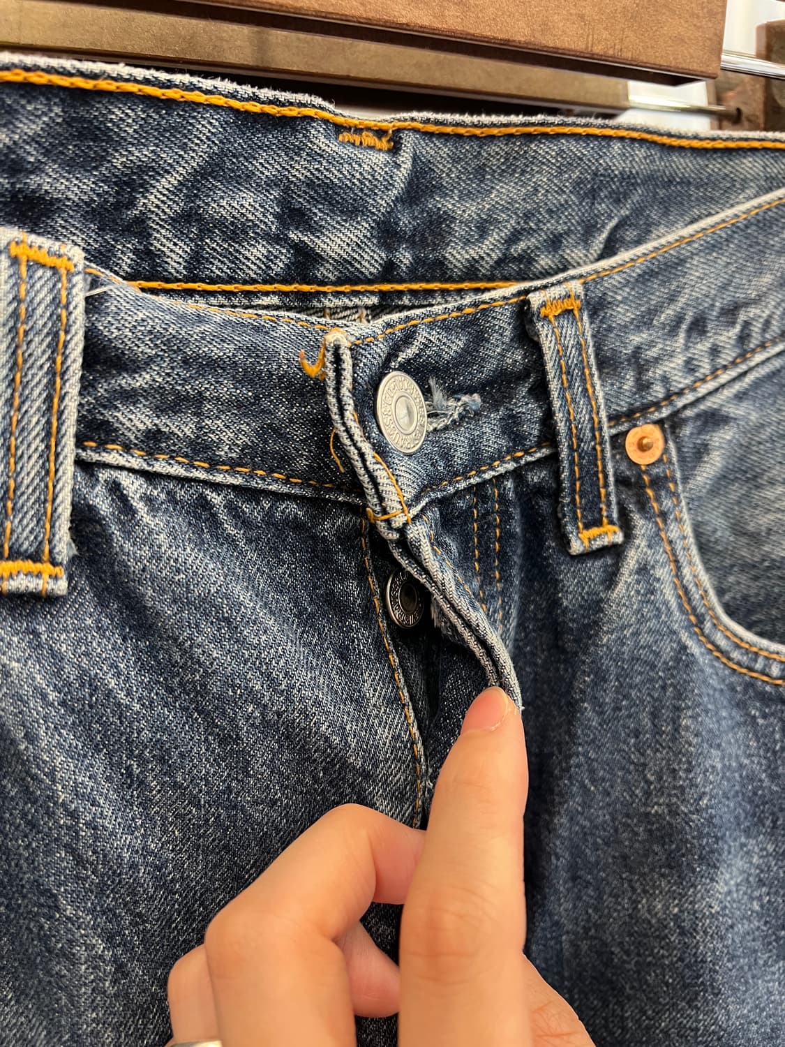 90s Levis 리바이스 501 데님 팬츠 (made in UK) 상품이미지2