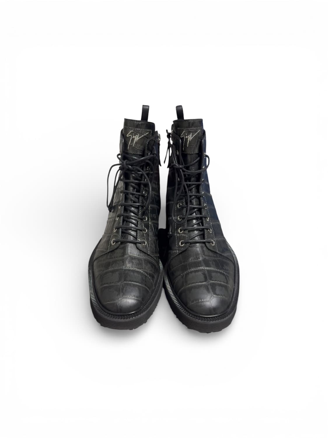 쥬세페 자노티 크로커다일 패턴 워커 상품이미지1