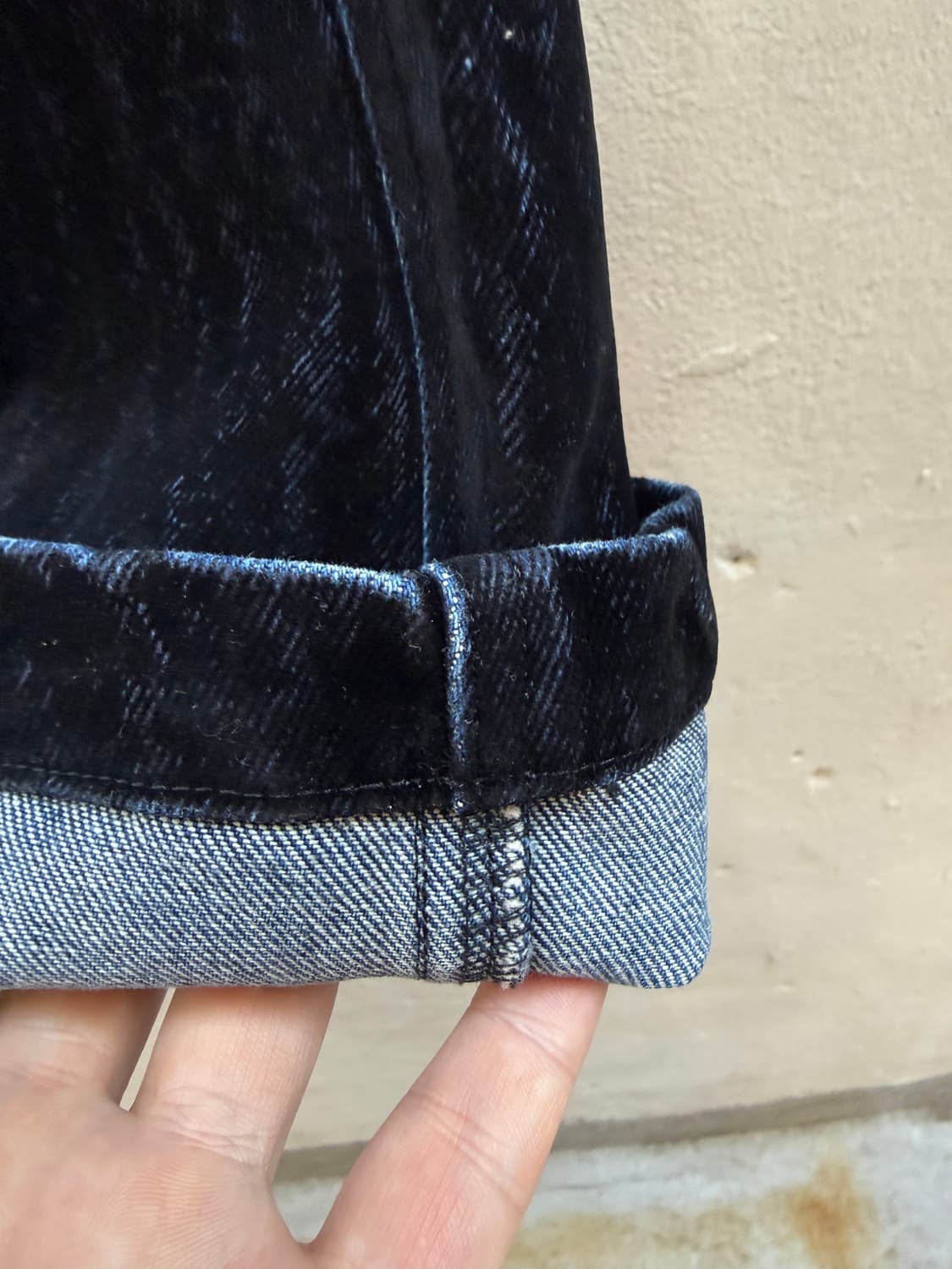 notto cedam coated denim cargo 상품이미지5