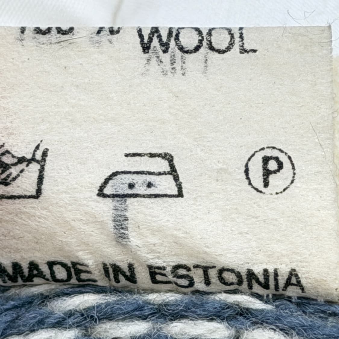 에스토니아 빈티지 폭스 패턴 울 니트 L 상품이미지5