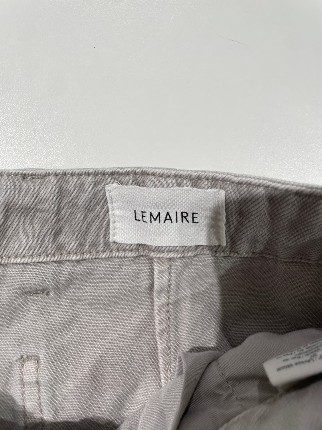 르메르 라이트 그레이 와이드 데님 팬츠 상품이미지7