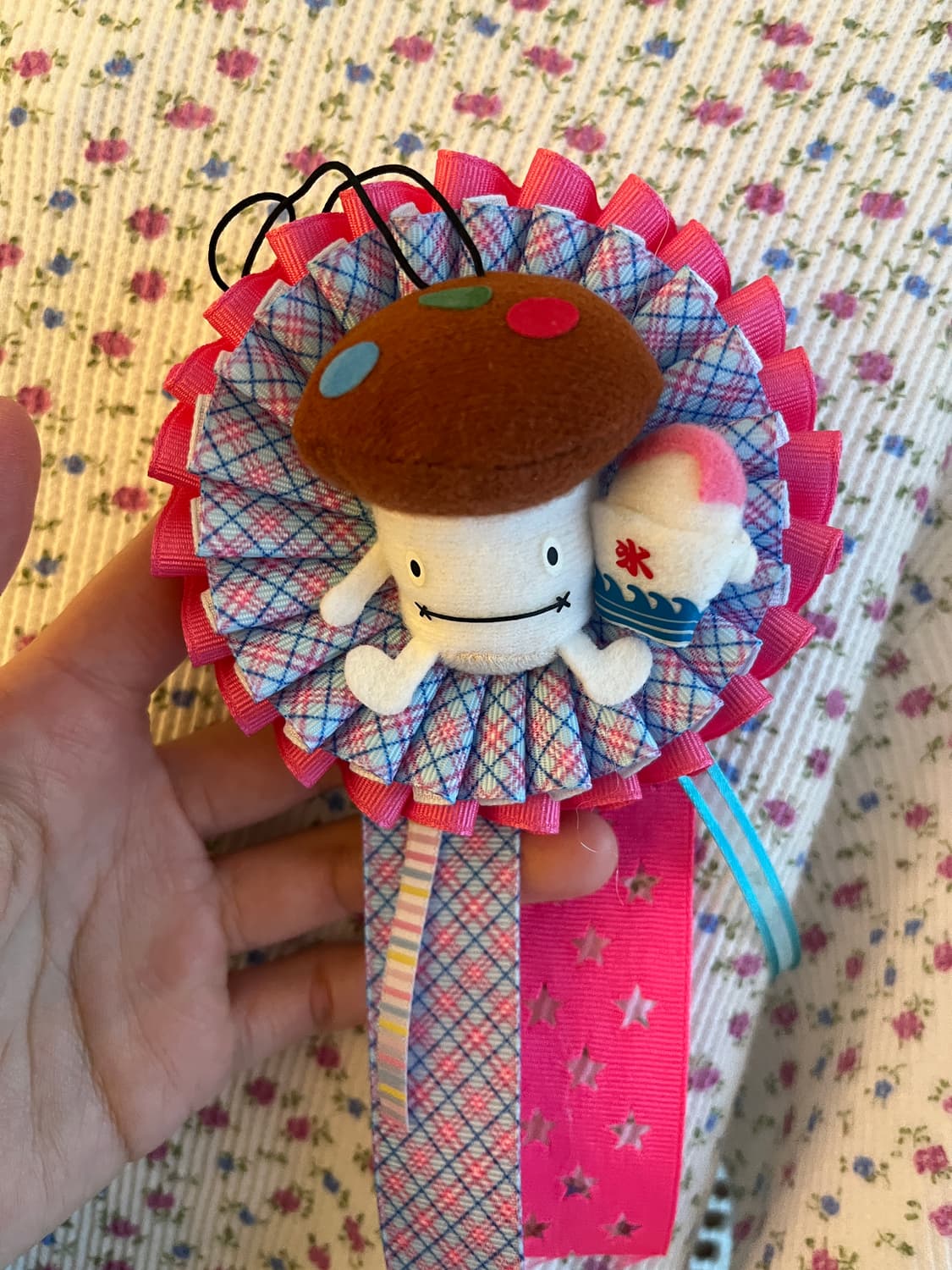 꽃무늬 와플 후드티 + 로제트 세트 🧇 상품이미지4