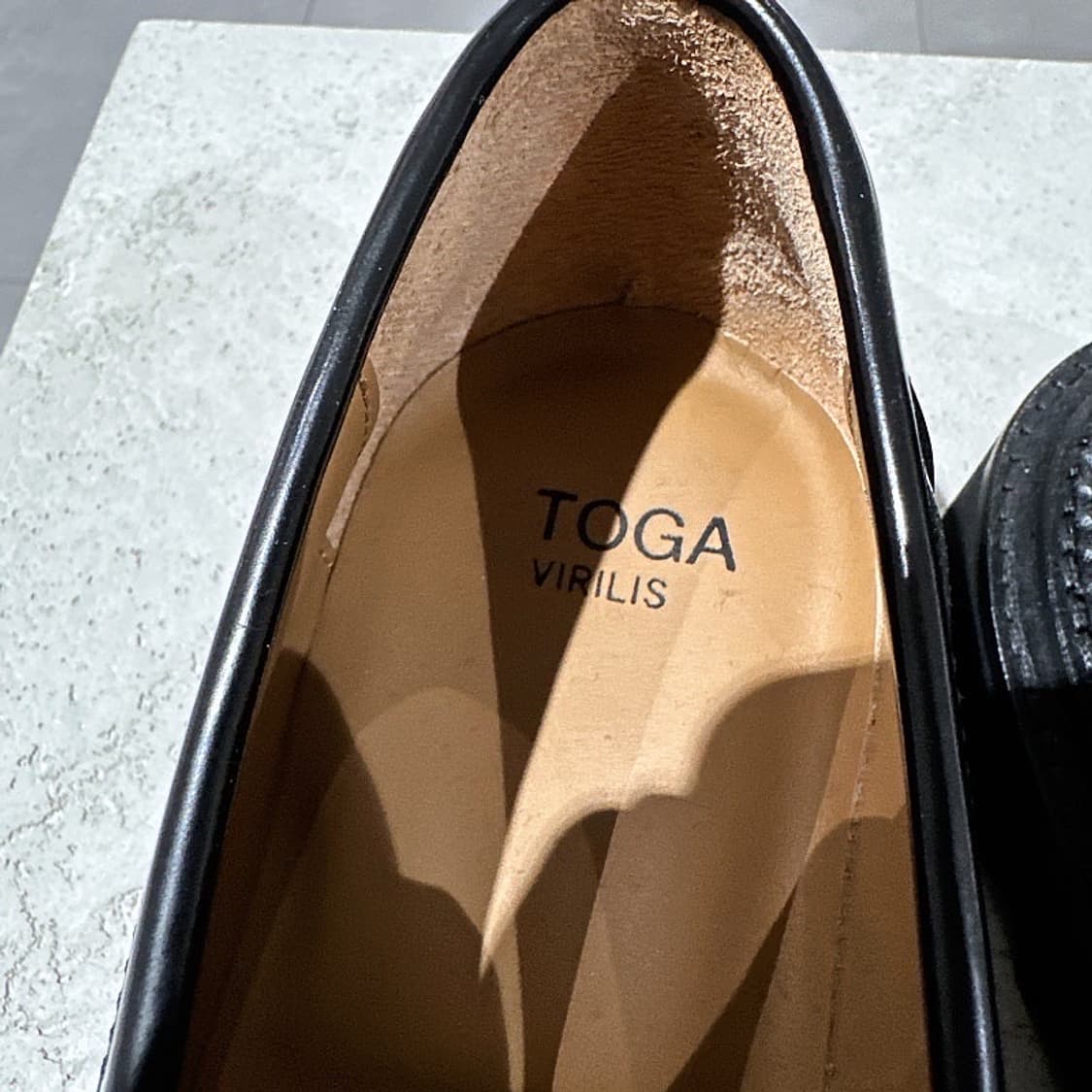 (정품/새상품)TOGA VIRILIS 토가 비릴리스 남성 블랙 메탈 로퍼 상품이미지4