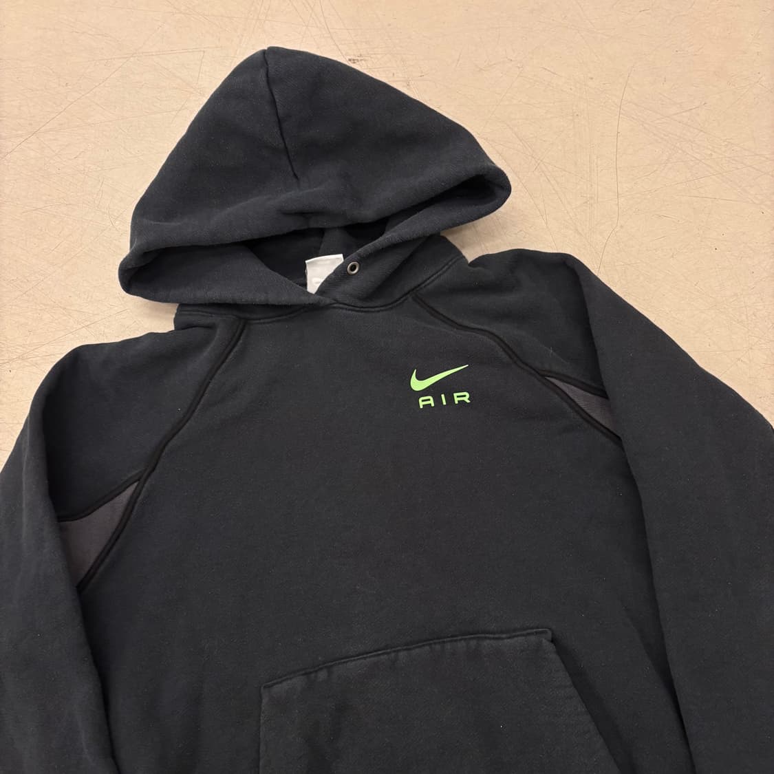 나이키 에어 스몰로고 배색 후드티 상품이미지2