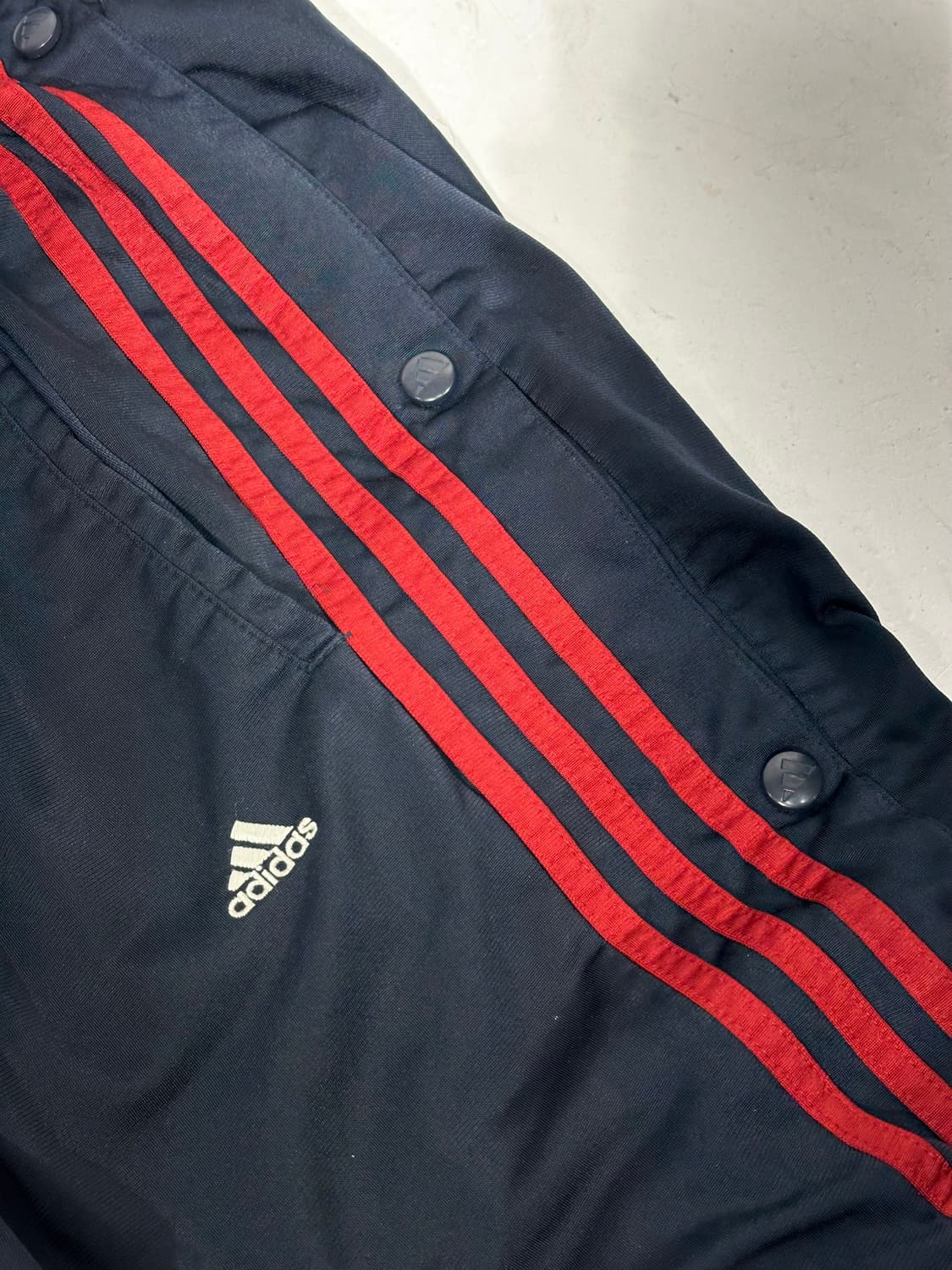 아디다스 네이비 레드 삼선 와이드 팬츠 XL 상품이미지6