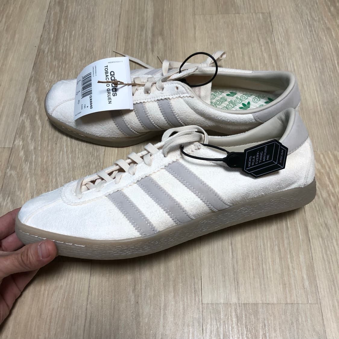 (275) 새상품 아디다스 adidas 토바코 그루엔 크림 화이트 블리스 상품이미지1