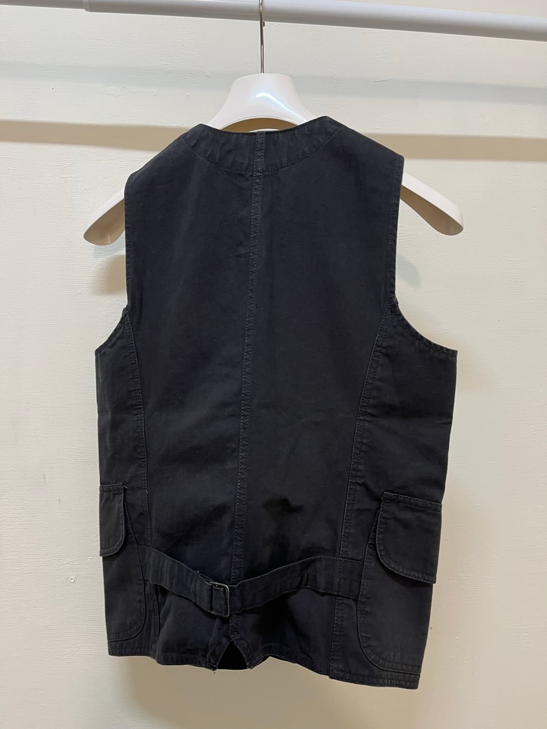 모모타로 진스 코튼 베스트 차콜 상품이미지2