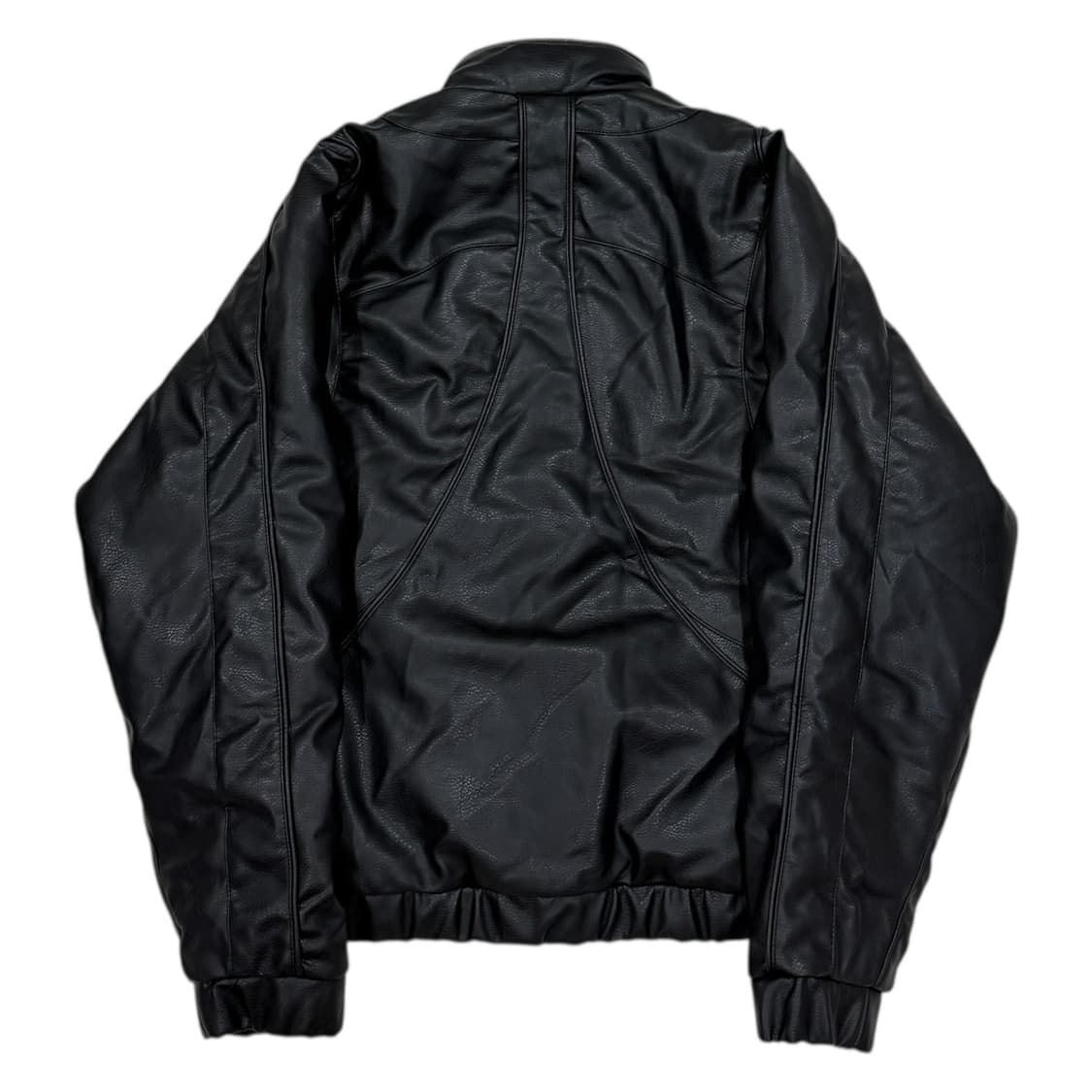 ZARA 자라 테크니컬 레더 자켓 점퍼 블랙 M 상품이미지2