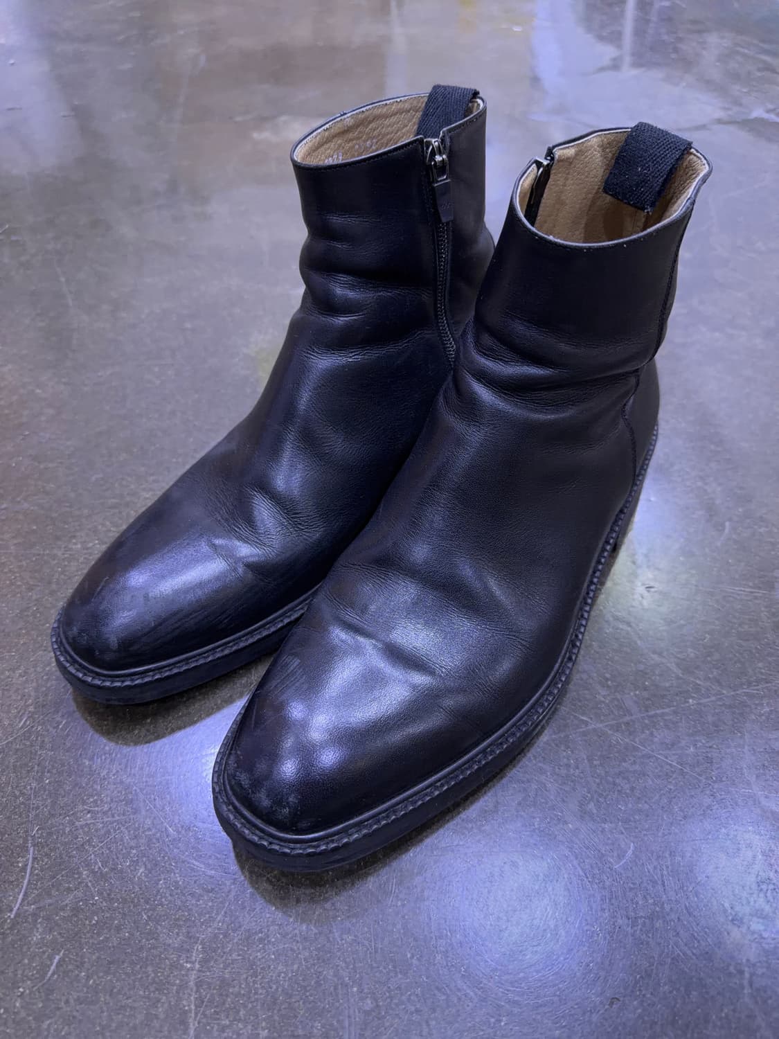 mmrb 메모러블 사이드 지퍼 부츠 블랙 255 상품이미지1