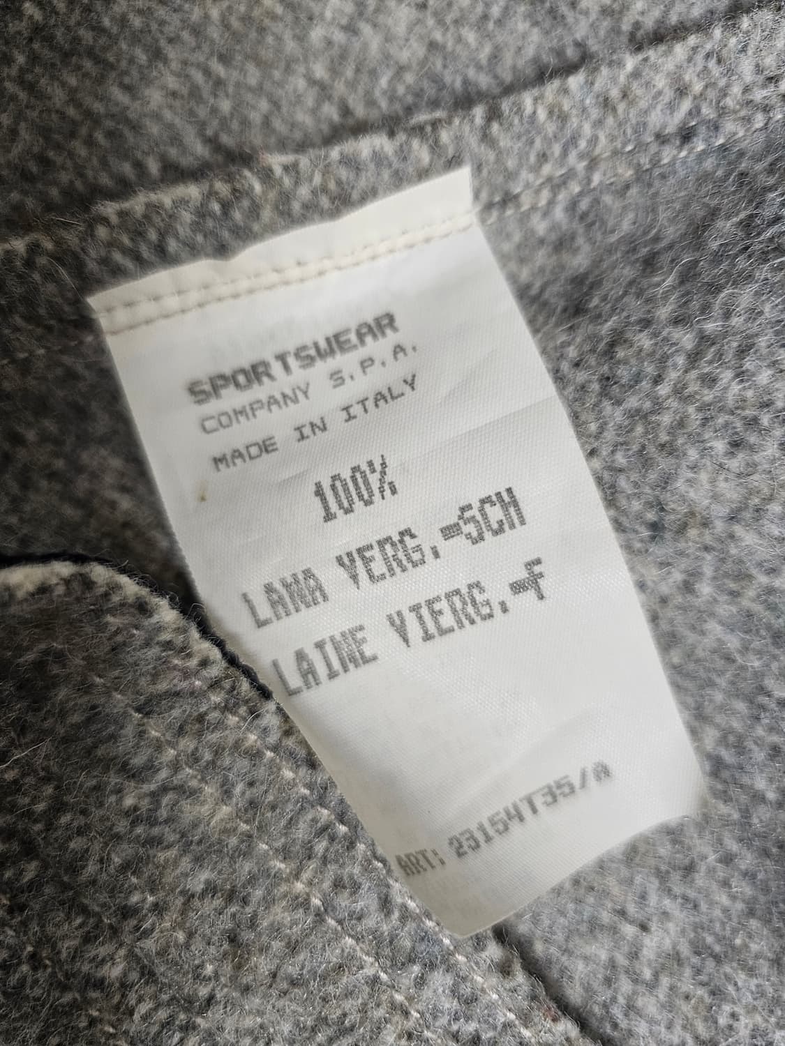 스톤아일랜드 aw1995 아카이브 그린엣지 울 피코트 상품이미지7