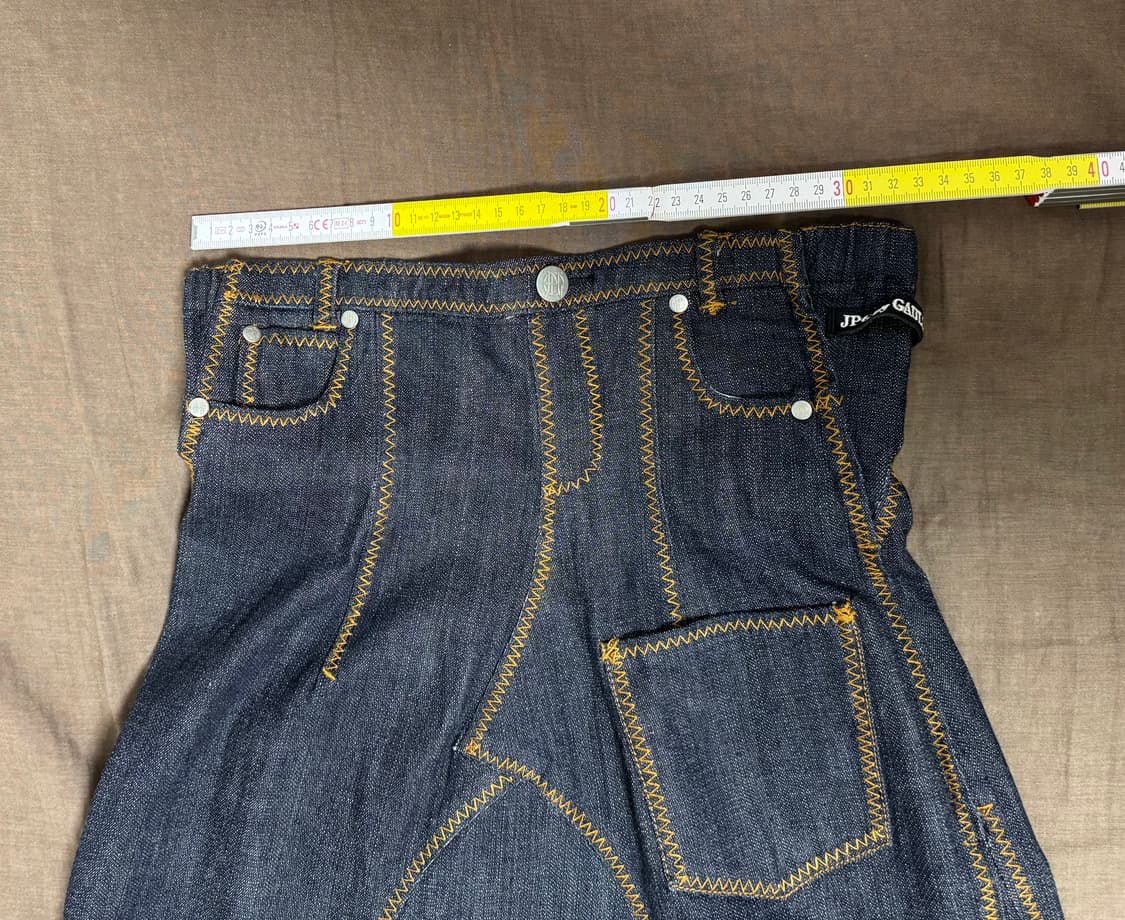 쟝폴고티에 맥시 데님스커트 지그재그 스티치 상품이미지5