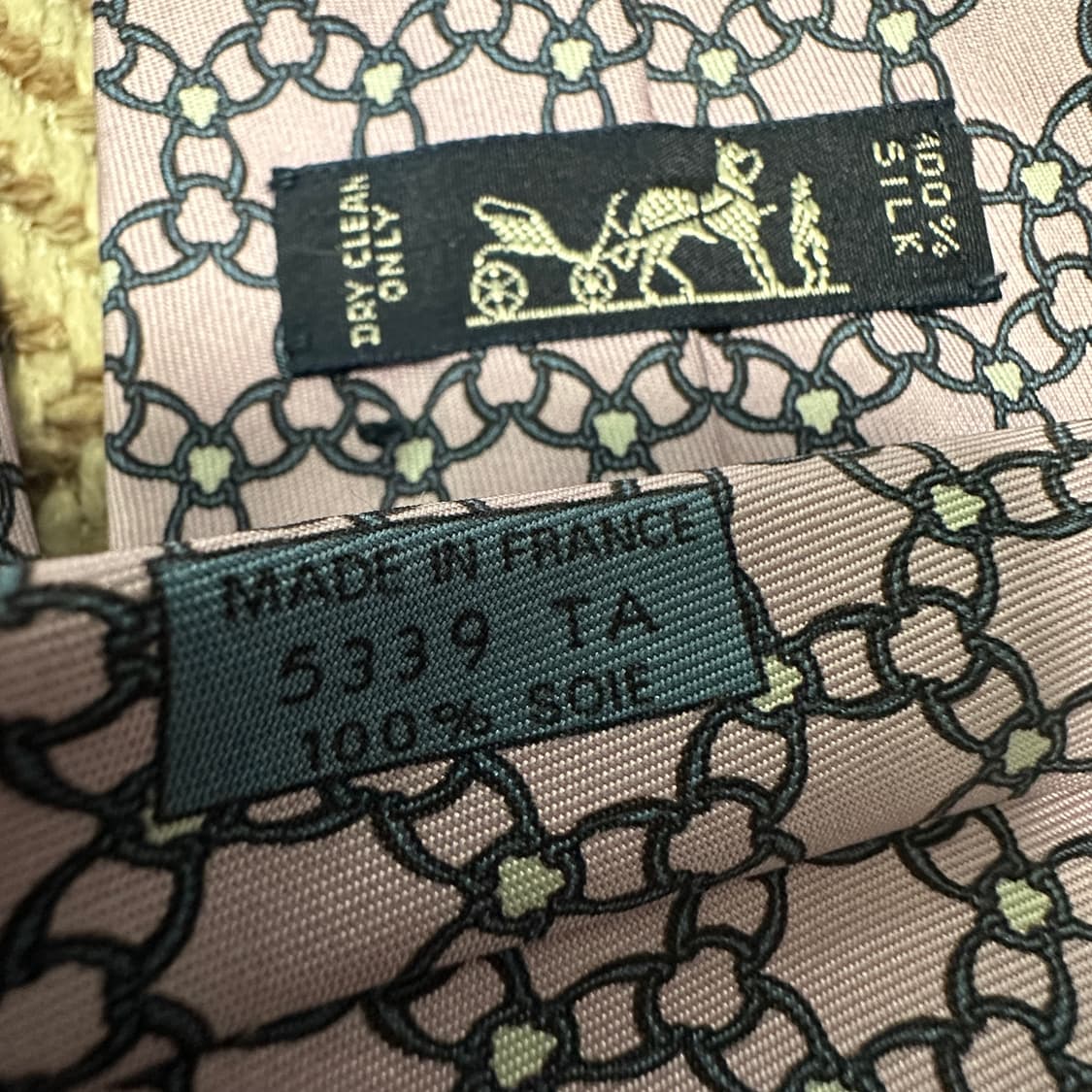 HERMES paris france made necktie 상품이미지3