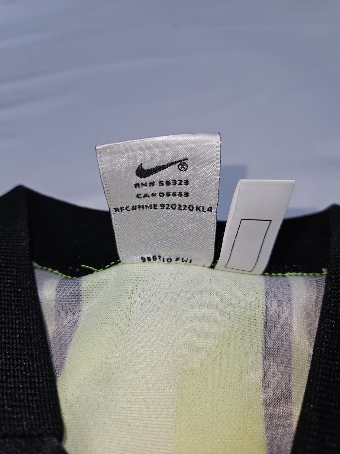 90s 나이키 스우시 도르트문트 카라넥 싸커 져지 유니폼 반팔 M 상품이미지5