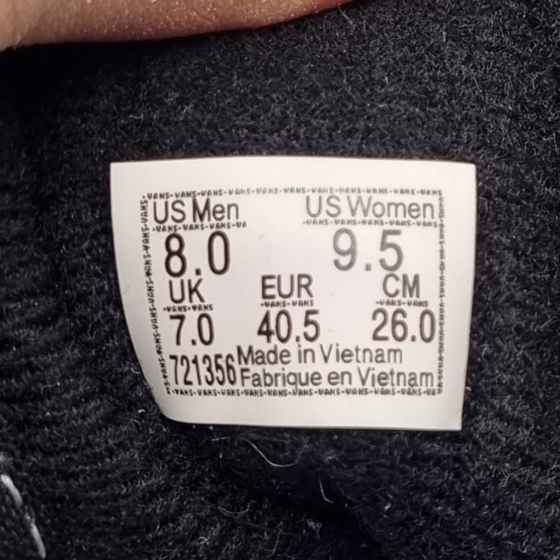 반스 올드스쿨 블랙 남성스니커즈260 상품이미지6