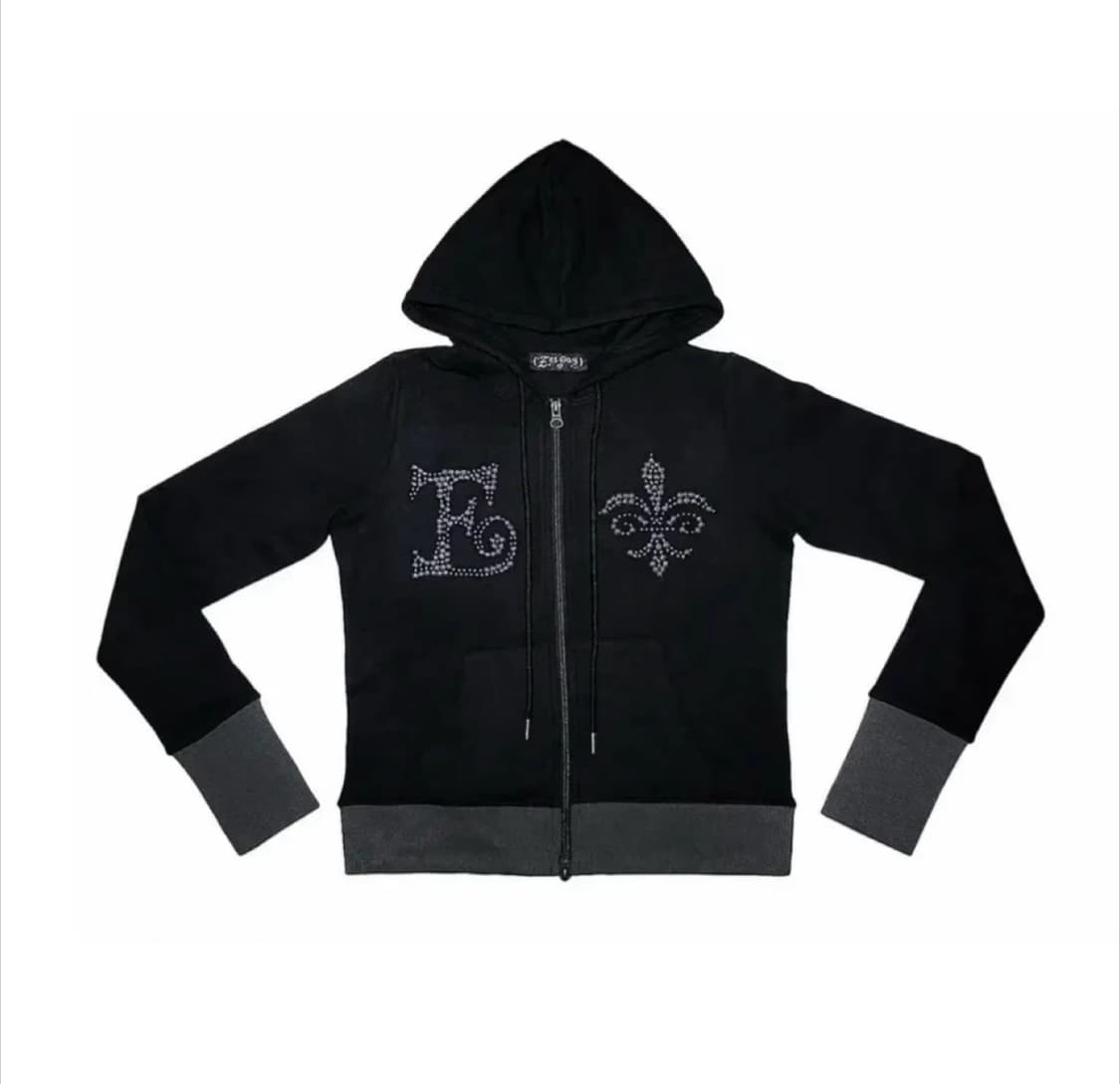 eessay 에세이 클라우드 후드집업 블랙 상품이미지1