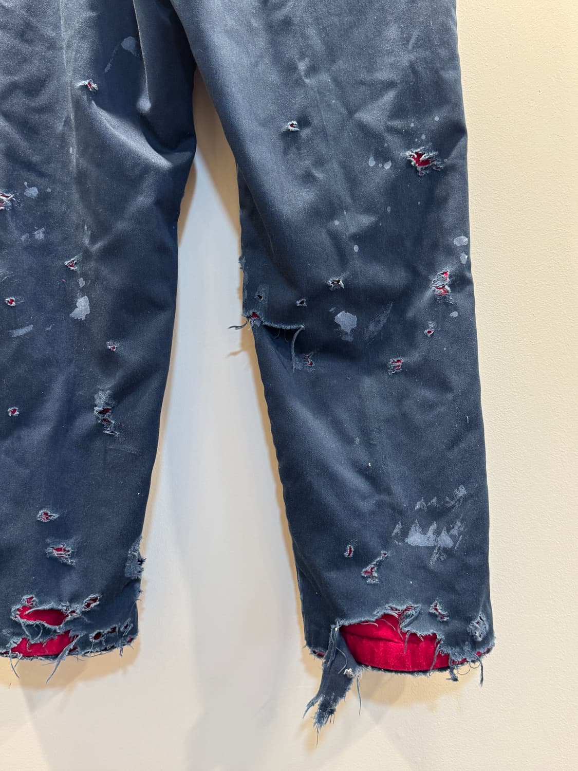 60-70'S Red Lined Cotton Work Pants 상품이미지7