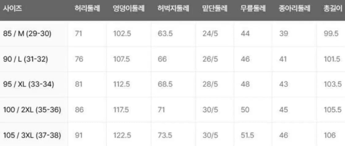 데상트 기모 트레이닝 우븐 조거팬츠 L (31-32) 상품이미지4