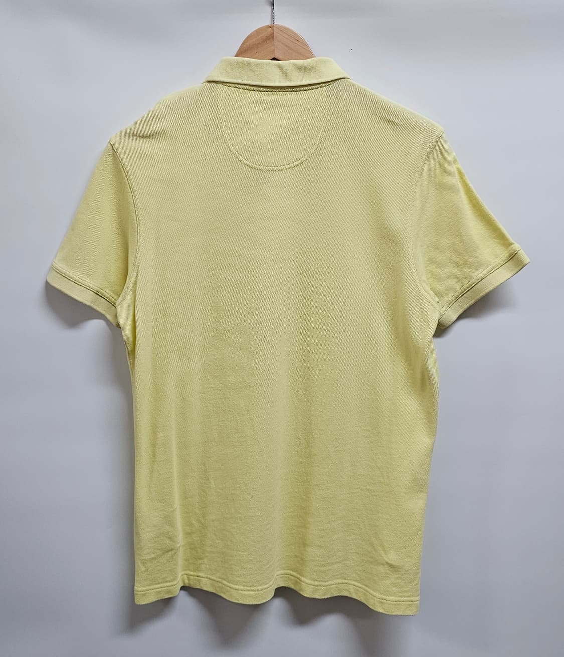 바버 옐로우 반팔 폴로 티셔츠 M 상품이미지2