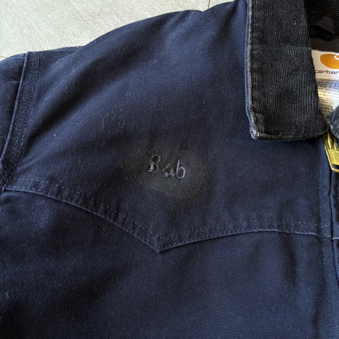 칼하트 정품 네이비 산타페 자켓 상품이미지5