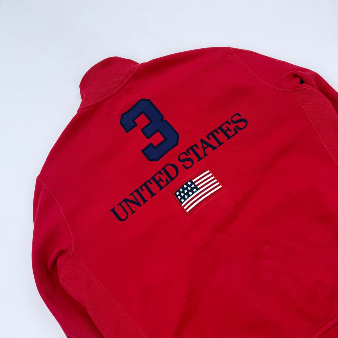 폴로 랄프로렌 빅포니 성조기 레드 집업 져지 상품이미지6