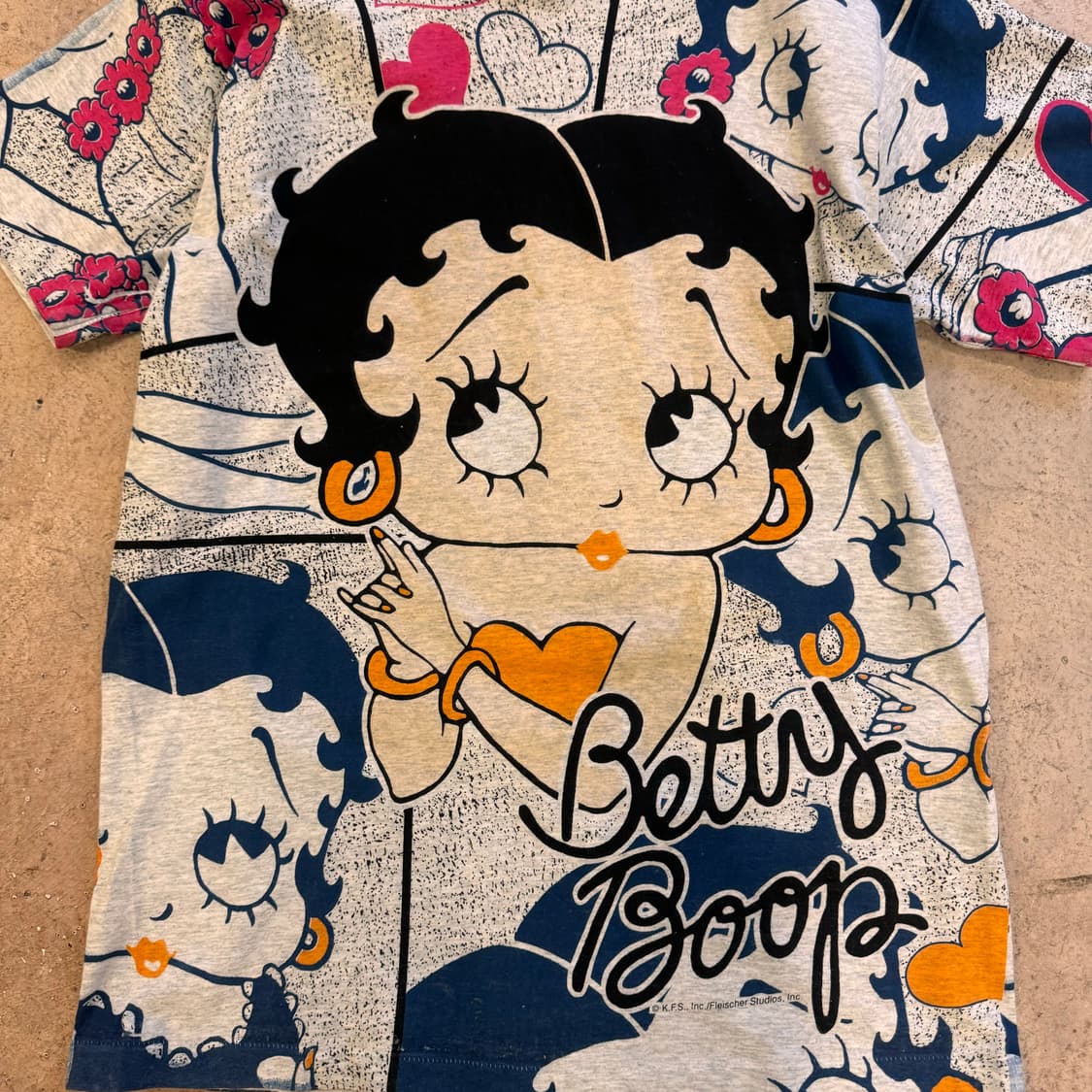 BETTY BOOP late 90s~early 00s 정식라이센스 반팔 상품이미지4