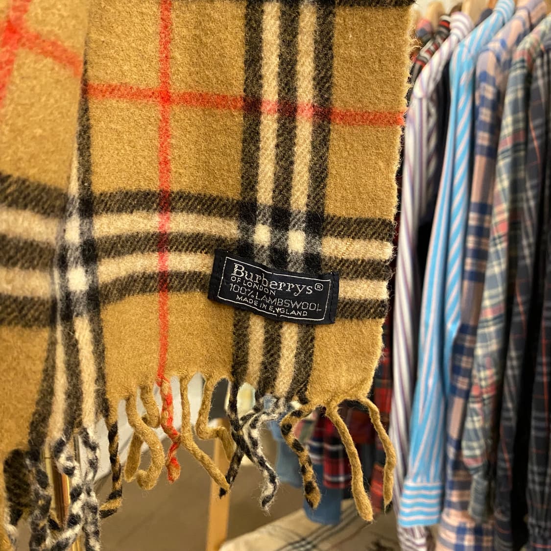 버버리 램스울 머플러14(Made in England) 상품이미지4
