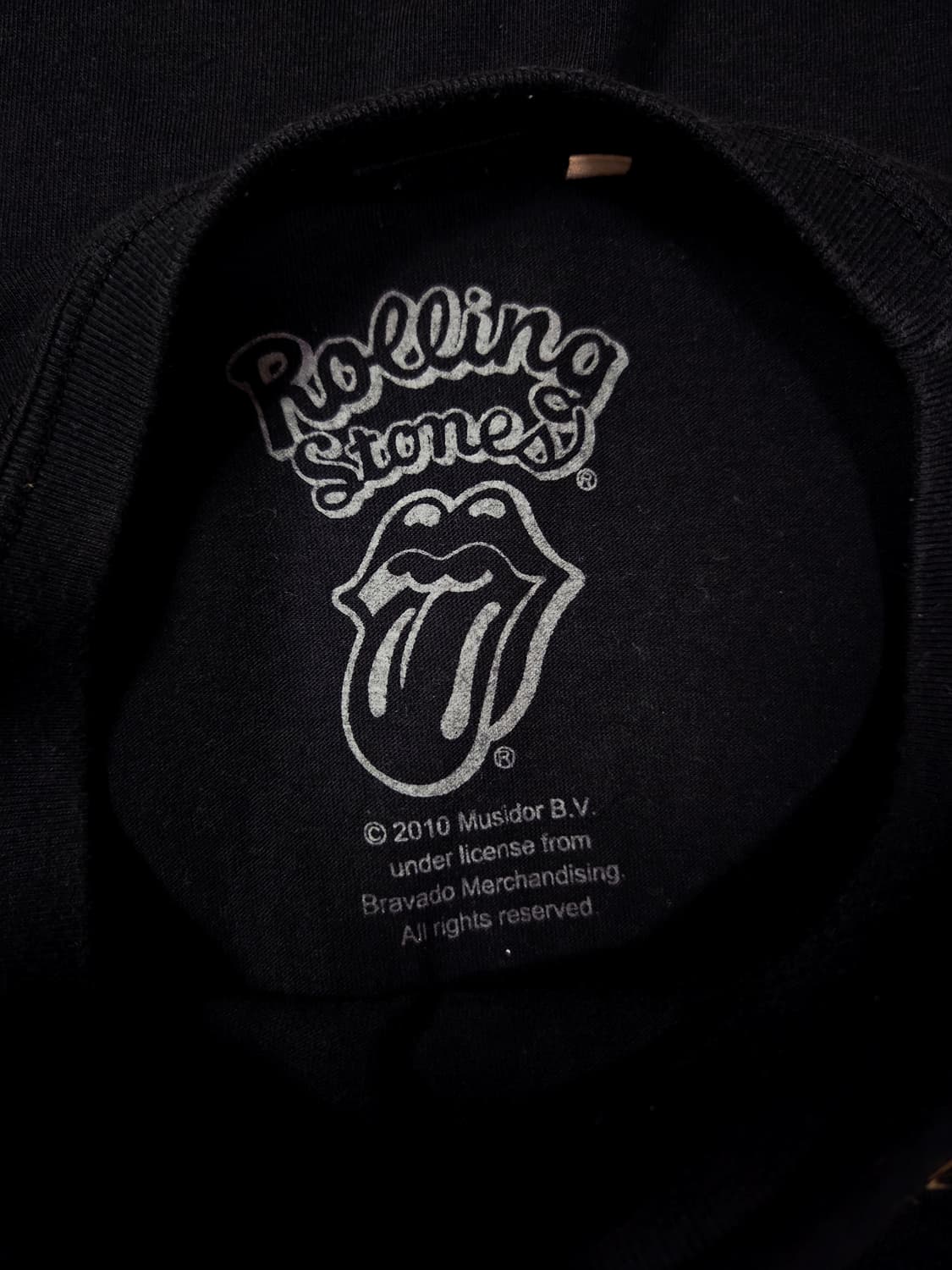 롤링스톤즈 블랙 롱 슬리브 티셔츠 상품이미지5